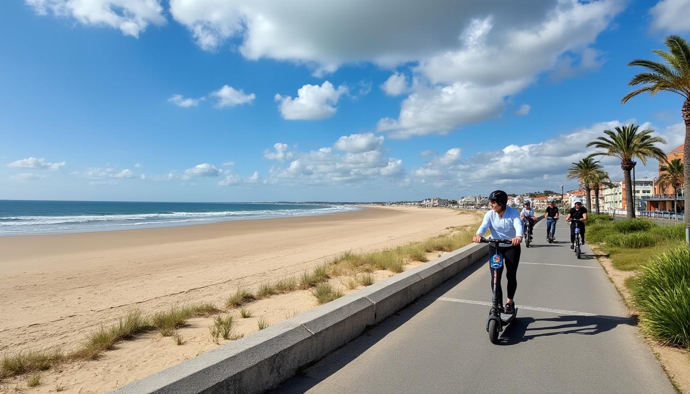 découvrez les sables-d’olonne autrement en louant une trottinette électrique ! profitez d'une expérience unique, alliant liberté et aventure, tout en explorant les paysages magnifiques et les attractions de cette station balnéaire. réservez dès maintenant et vivez des moments inoubliables !