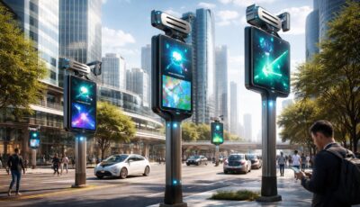 découvrez comment les poteaux de signalisation intègrent les technologies numériques pour révolutionner la sécurité et la gestion du trafic.