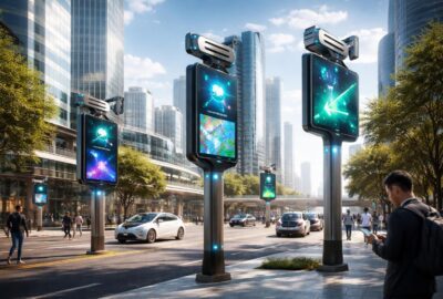 découvrez comment les poteaux de signalisation intègrent les technologies numériques pour révolutionner la sécurité et la gestion du trafic.