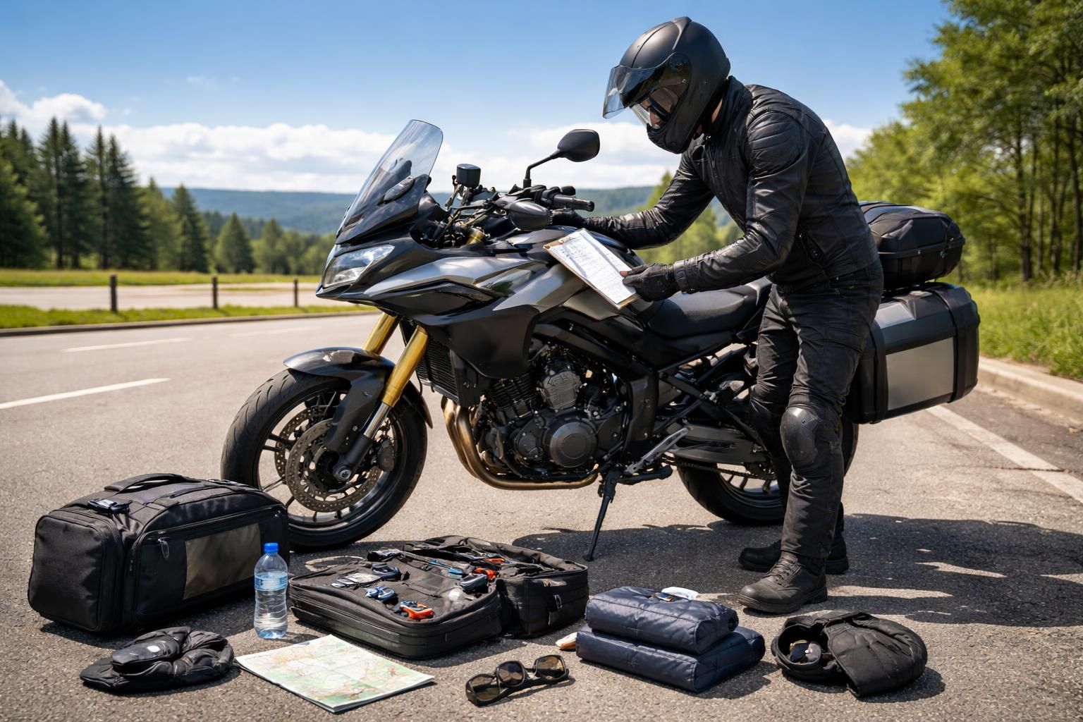 découvrez la checklist ultime pour un road trip réussi avec le pratique du motard : conseils, équipements indispensables et astuces pour profiter pleinement de votre aventure à moto.