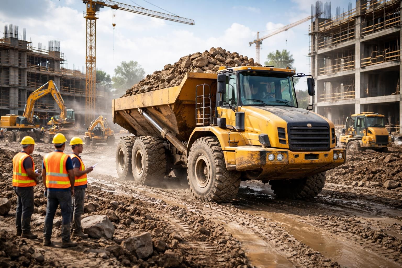 découvrez comment un dumper révolutionne la gestion des matériaux sur votre chantier en alliant efficacité, rapidité et sécurité pour optimiser vos travaux.
